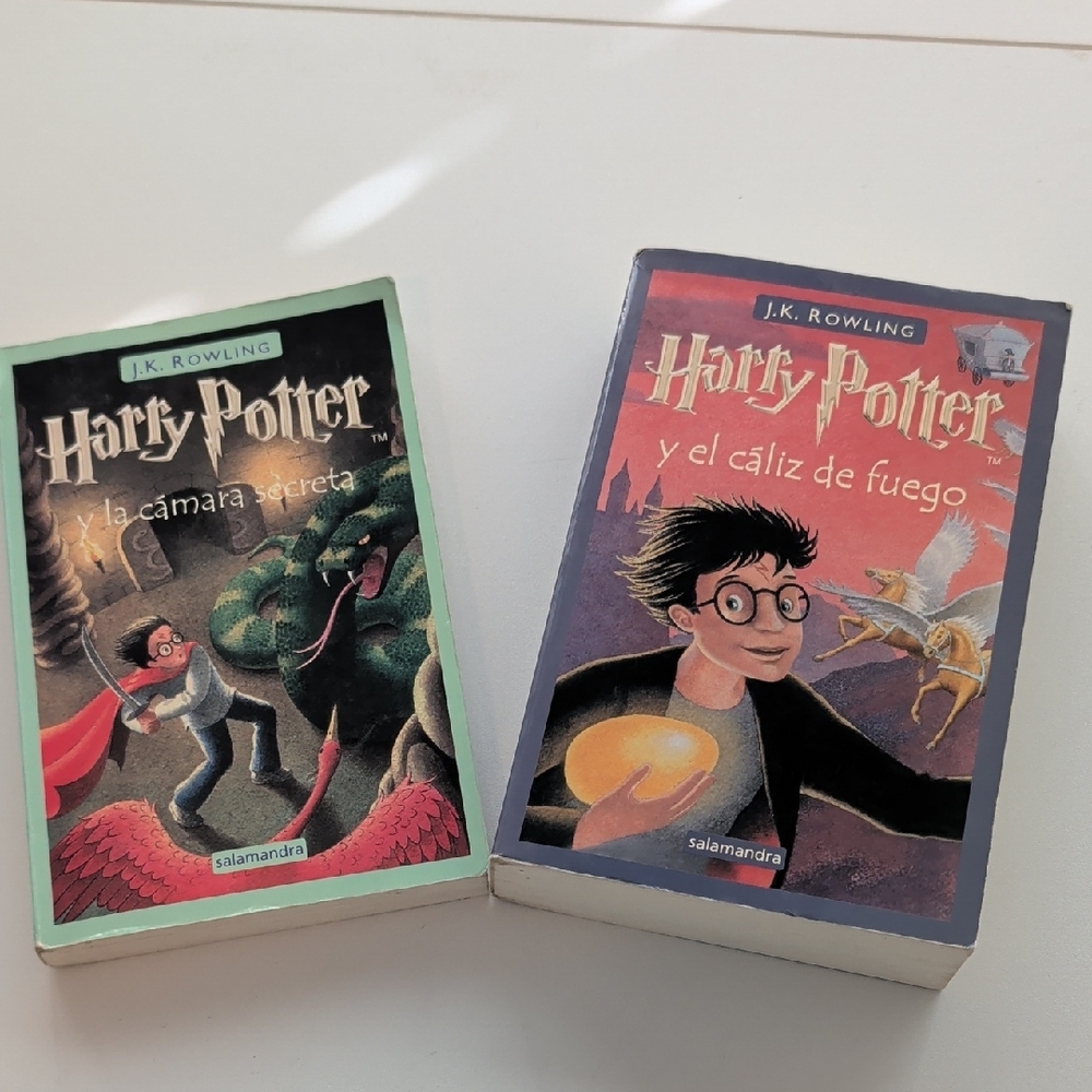 Harry Potter Spanish Book Pair